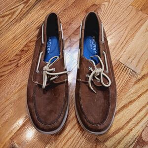Sperry Top-sider Leather Boat Shoes - Mens Size 13  - Brown‎